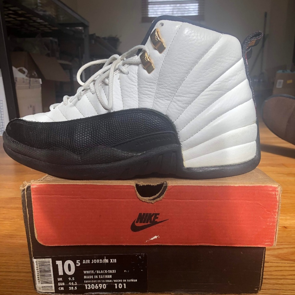 Men's 1996 Taxi Jordan 12's w/Original Box (10.5)